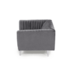 Gaze Grey Velvet Armchair