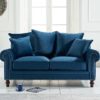 Blue Velvet 2 Seater Sofa