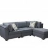 DJANGO MODULAR 3 SEATER WITH STORAGE OTTOMAN